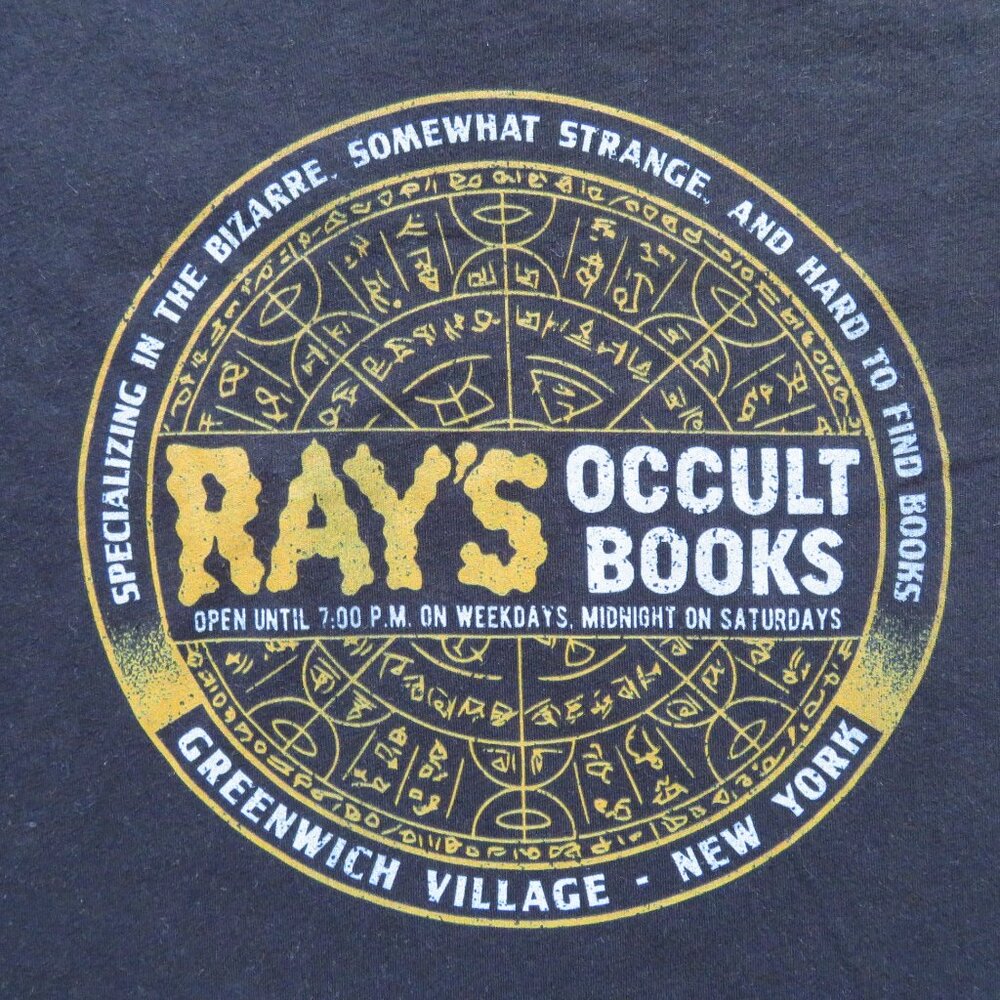 Ghostbusters Ray's Occult Bookstore Black T-shirt Women's Small - Picture 2 of 5